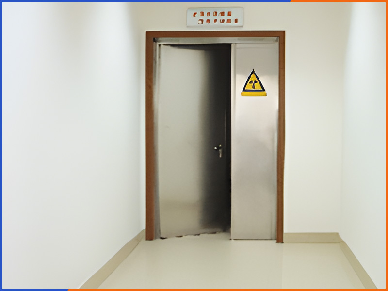 雙扇平開式不銹鋼防護門